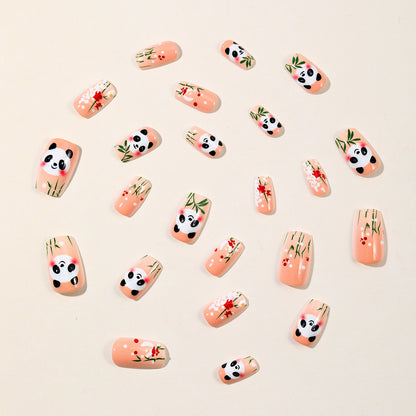Verspielt Panda-Themen 3D Nagelkunst Set Brehn