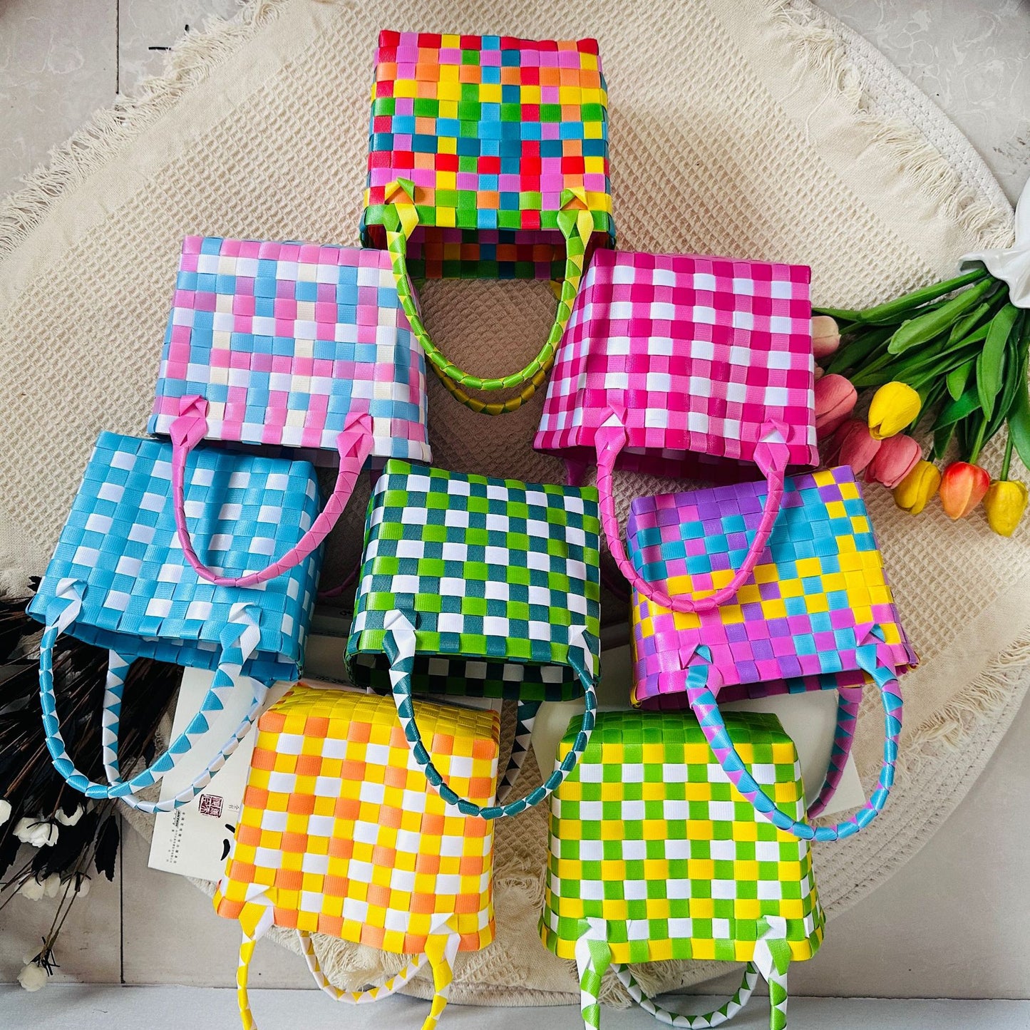 Geflochtene Jutetasche Brehn