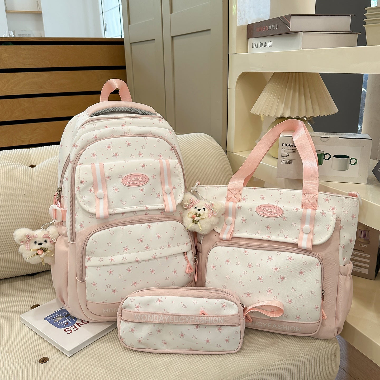 Sternenmuster Multi-Funktions-Rucksack Brehn