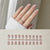 Chic Französisches Tip Press-On Nagelkunstset Brehn
