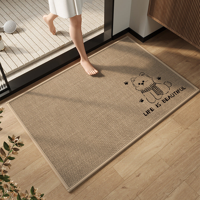 Elegante moderne Badezimmermatte Brehn