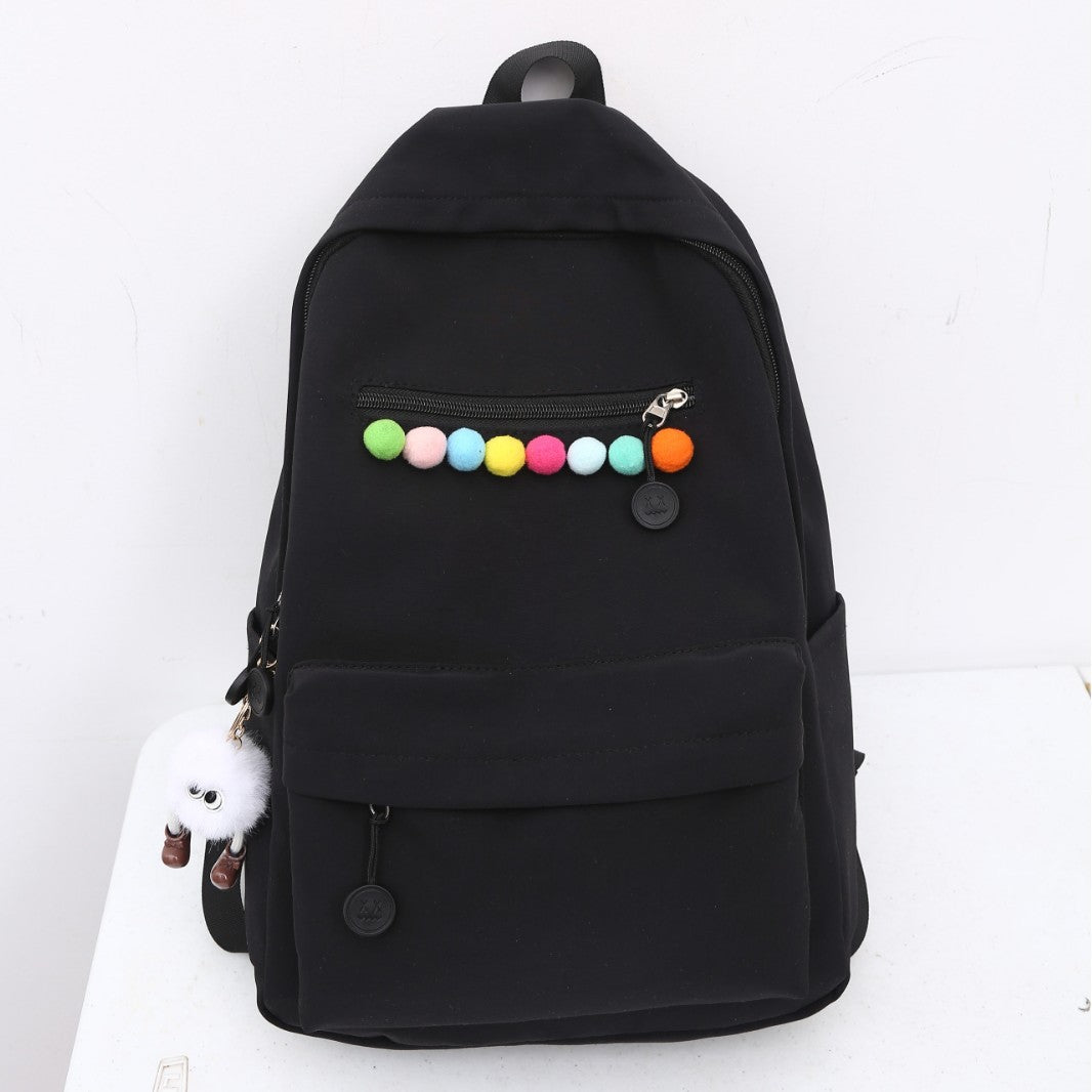 Praktischer Rucksack mit Farbenfrohen Applikationen Brehn