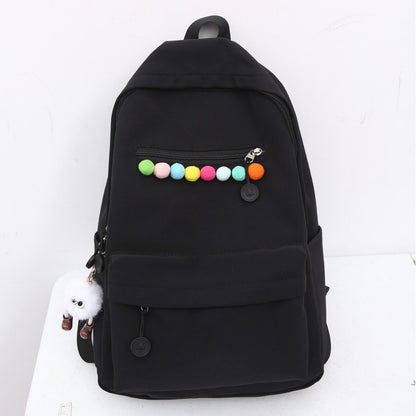 Praktischer Rucksack mit Farbenfrohen Applikationen Brehn