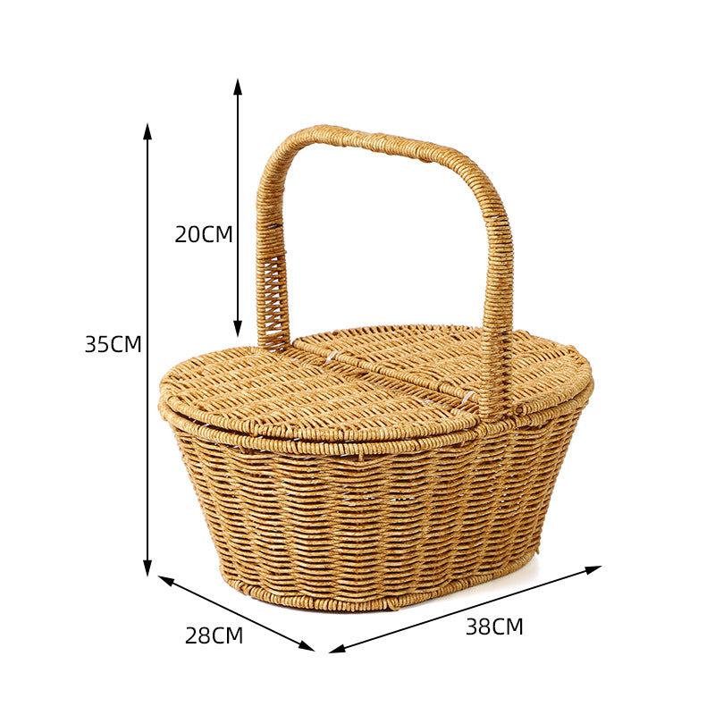 Woven Picnic Basket Brehn
