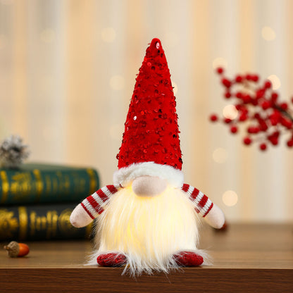 LED Leuchtender Gnom Figurine Brehn