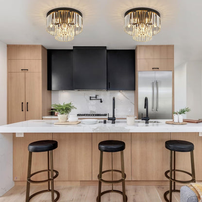 Moderne Kristall Deckenleuchte Flush Mount