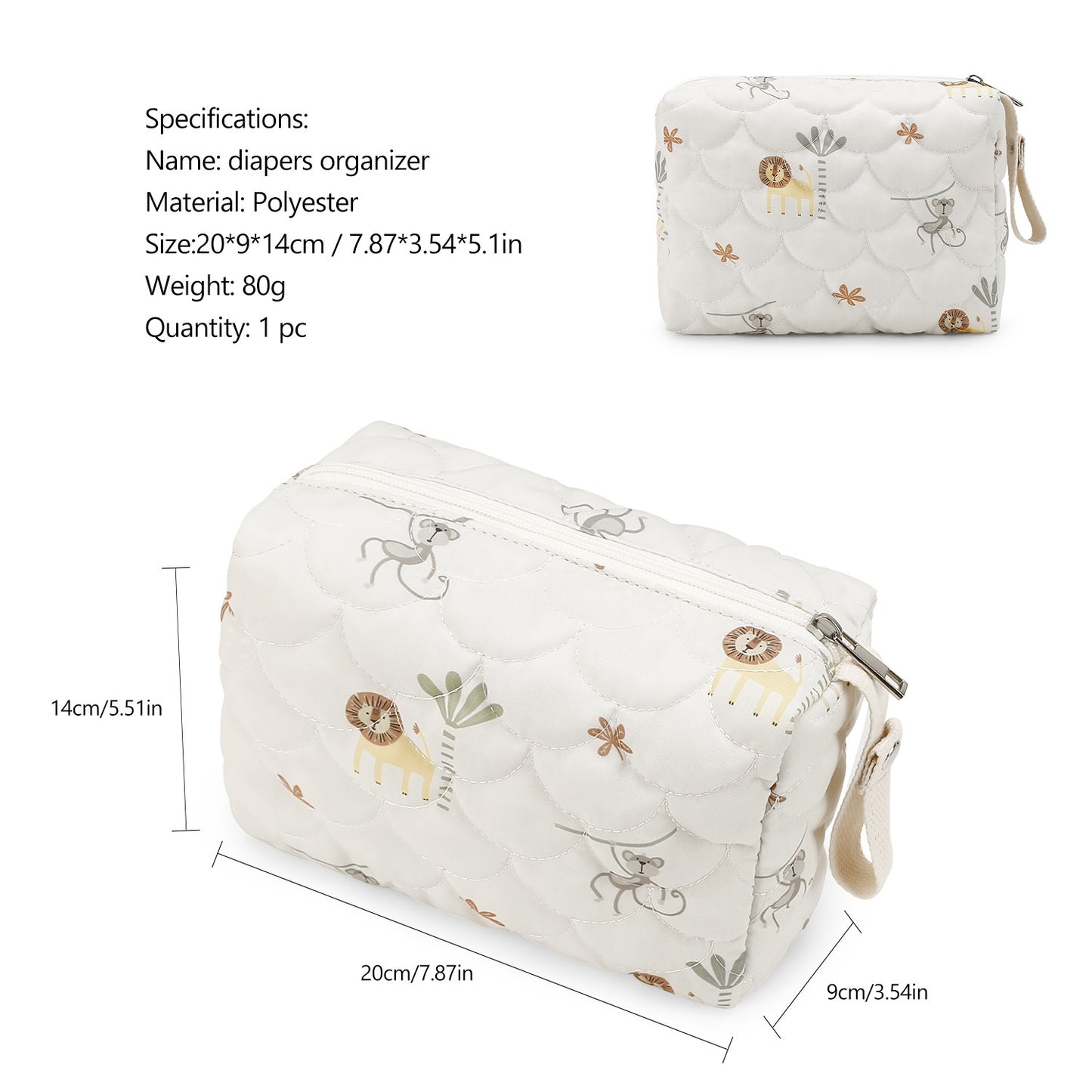 Stilvolle und Gepolsterte Kosmetiktasche Brehn