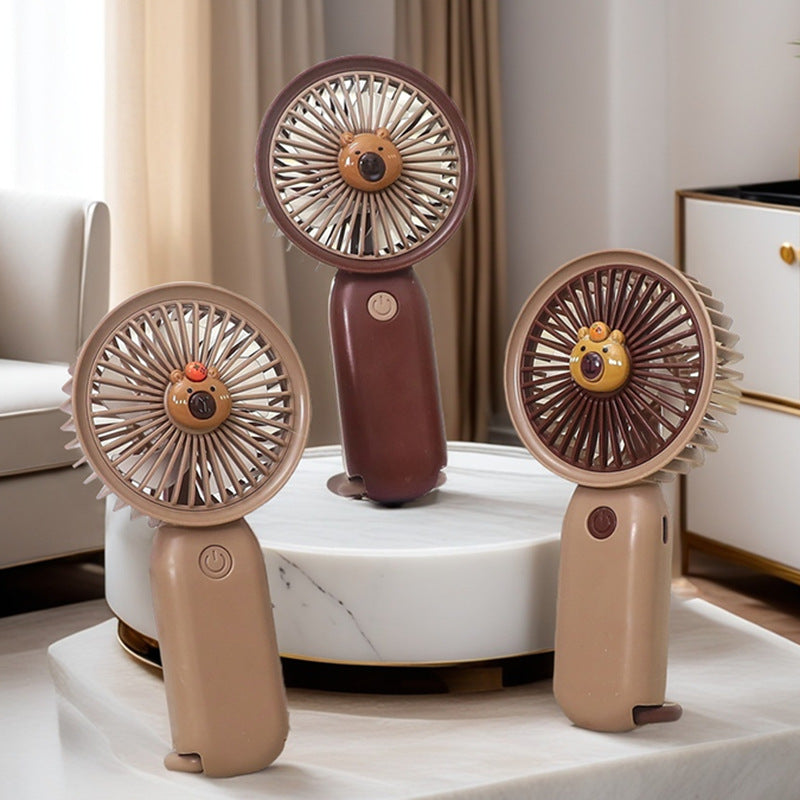 Frauen tragbarer Handventilator mit Tierdesign Brehn