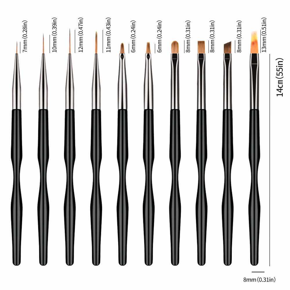 Präzisions-Nagelkunst-Detailpinsel-Set Brehn 1787228377