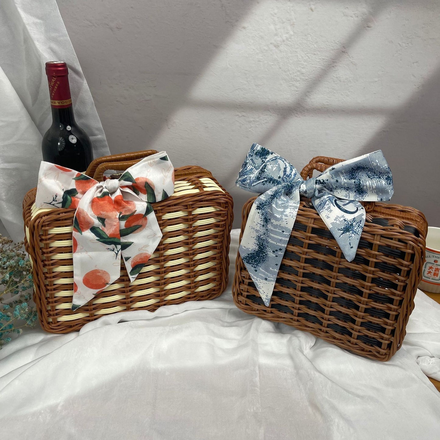 Damen stilvolle Picknickkorb Brehn