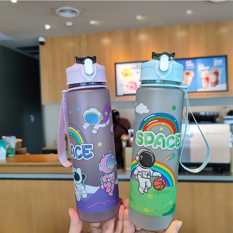 Damen kreative Trinkflasche im Weltraumdesign Brehn