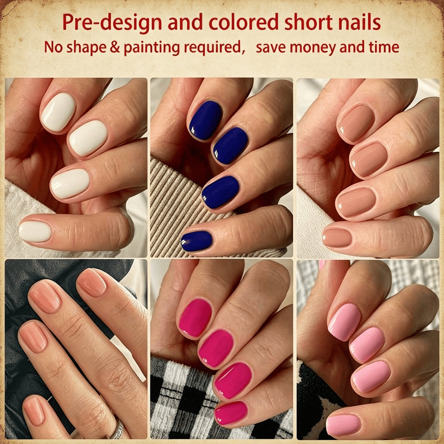 Vielseitiges Soft Gel Nagel Tip Set Brehn