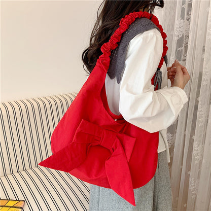 Elegante Schleifen-verzierte lässige Schultertasche