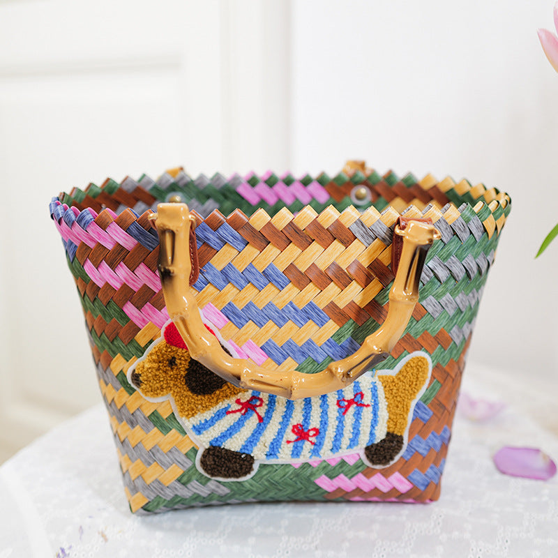 Handgewebte Strandtasche Brehn