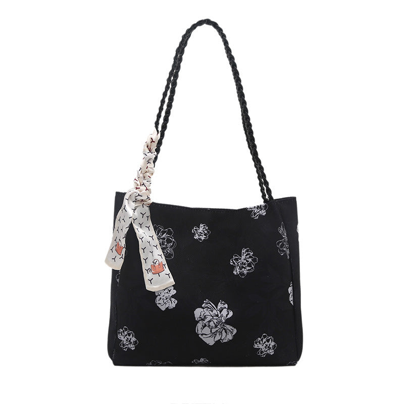 Blumenmuster Schulter Tote Bag Brehn