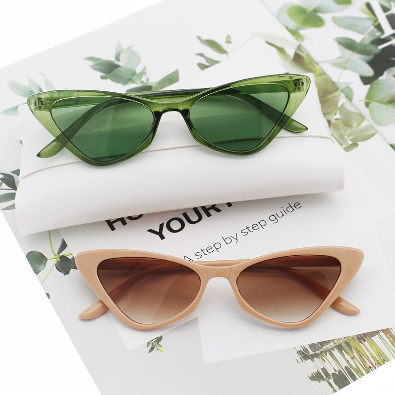 Damen Cat-Eye Sonnenbrille mit sorgfältig gestaltetem Rahmen Brehn