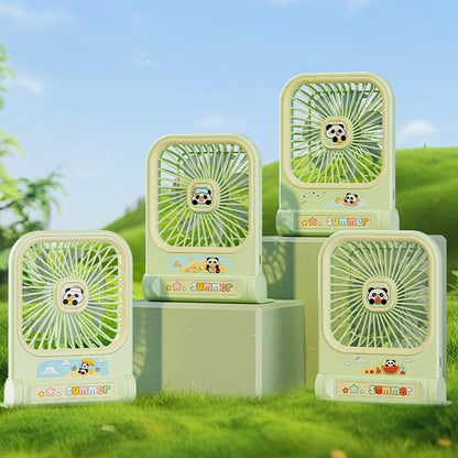 Damen Tragbarer Mini-Ventilator im verspielten Panda-Design Brehn