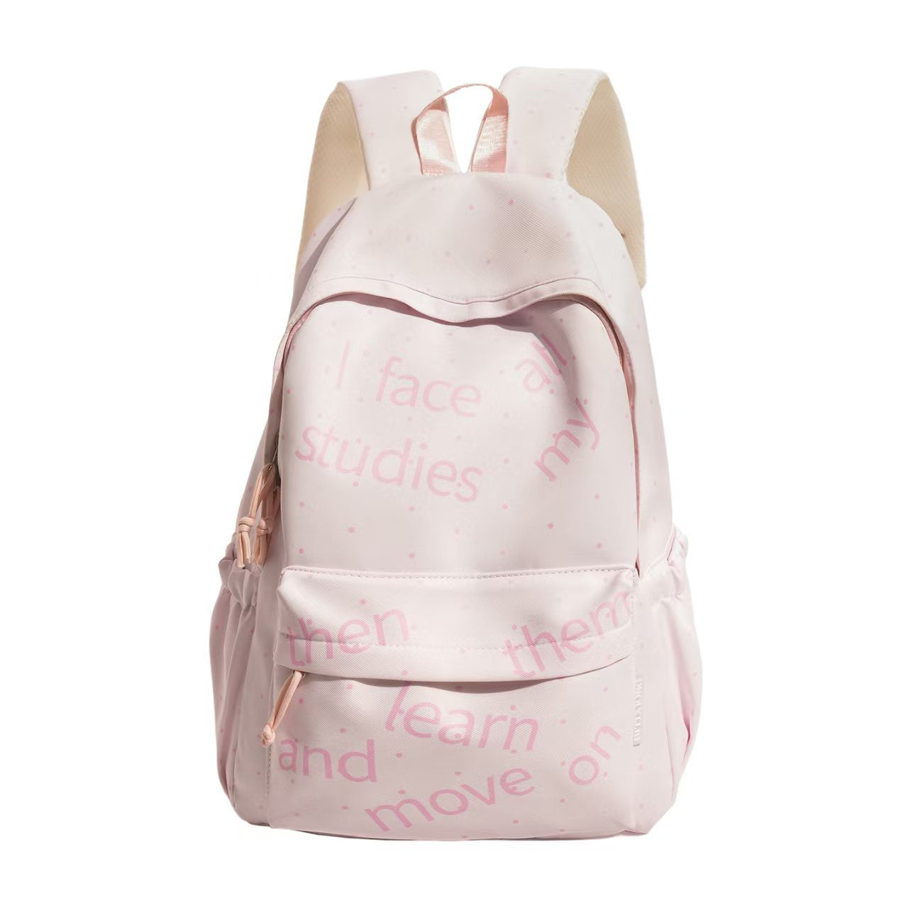 Rucksack mit Modernem Schriftzug und Stilvollem Punkten Brehn