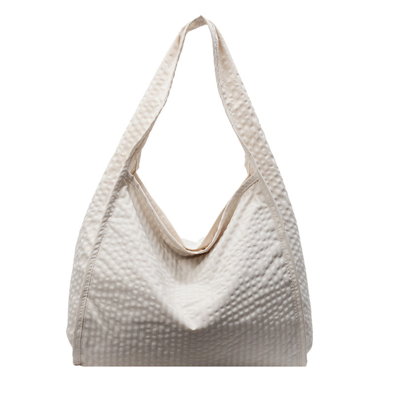 Texturierte Alltags-Hobo-Tasche Brehn