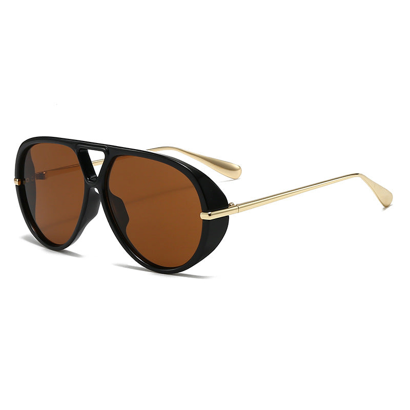 Damen modische oversized Sonnenbrille mit stilvollem Rahmen Brehn