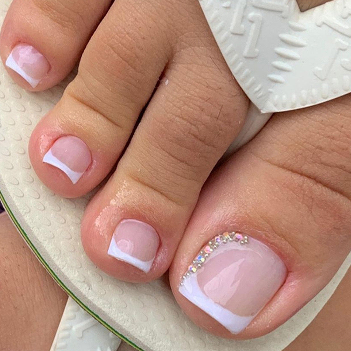 Nagelkunst Set mit Glitzerakzenten Brehn
