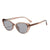 Damen Cat-Eye-Sonnenbrille mit transparentem Rahmen und UV-Schutz Brehn
