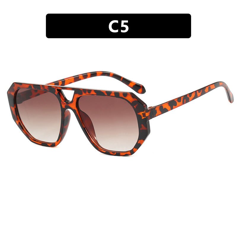 Damen Sonnenbrille im modischen Hexagon-Design mit UV-Schutz Brehn
