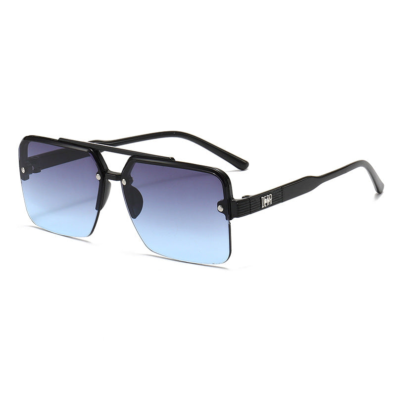 Damen modische quadratische Sonnenbrille mit Farbverlauf Brehn