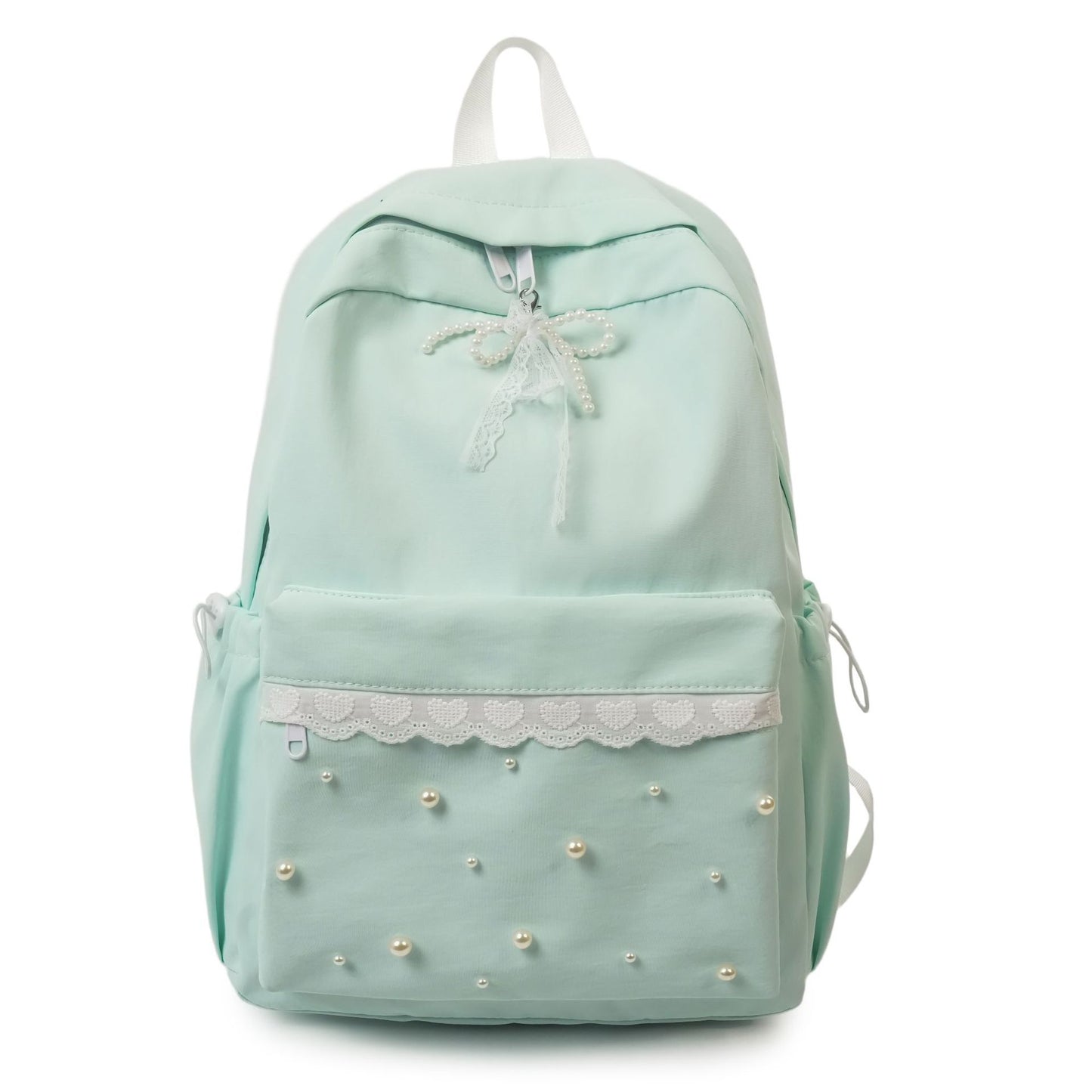 Rucksack mit Eleganten Perlenapplikationen und Filigranem Design Brehn