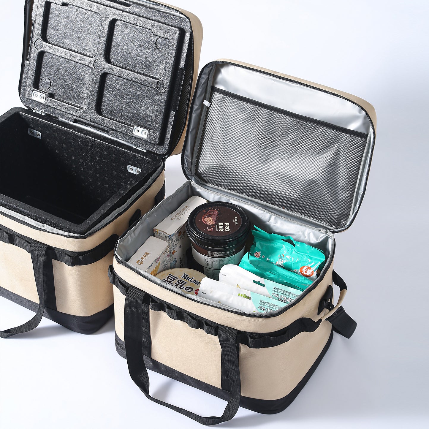 Damen Isolierte Kühl-Tasche mit mehrfachen Fächern Brehn