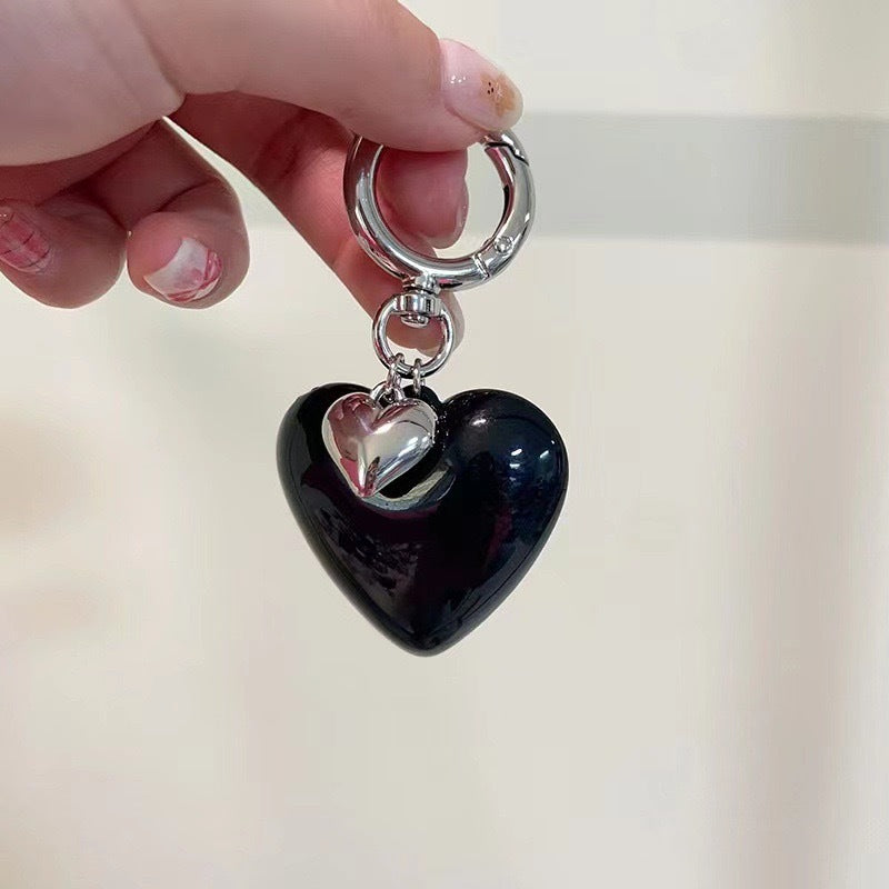 Herzförmiger Charm Schlüsselanhänger Brehn