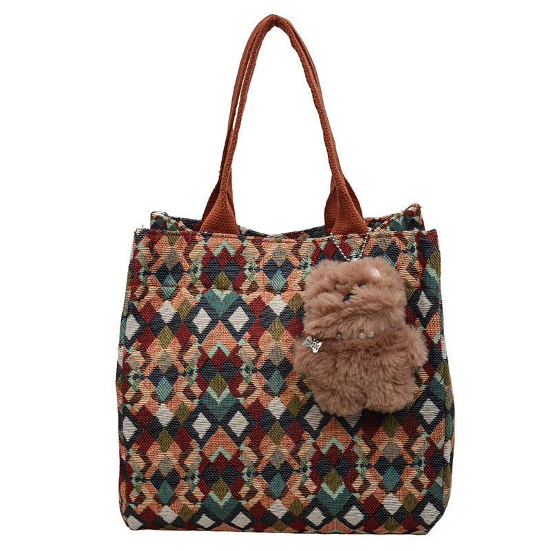 Lustige gemusterte Tote-Tasche