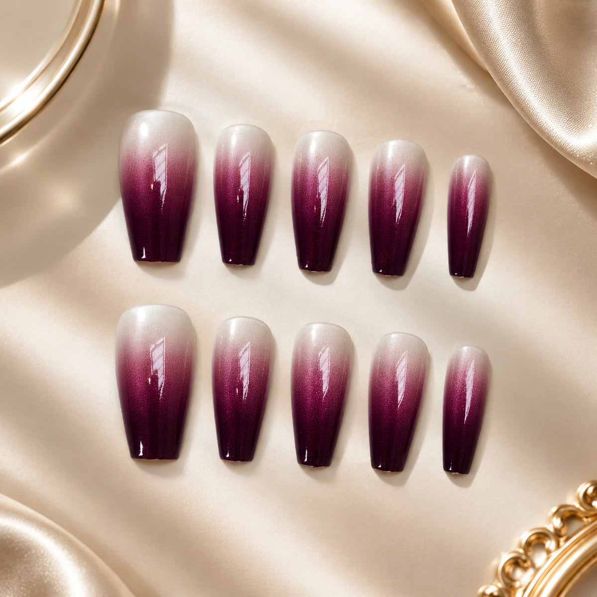 Ombre-Gradient-Press-On-Nägel-Set