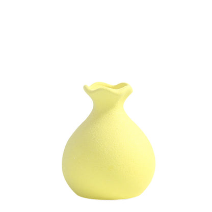 Einzigartige gebogene keramische Blumenvase Brehn