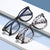 Modische rechteckige Brille Brehn
