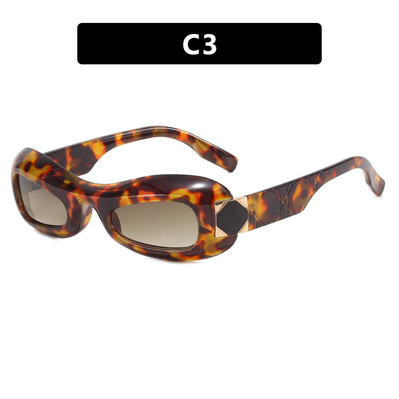 Damen Retro-inspirierte Sonnenbrille mit stylischem Rahmen und UV-Schutz Brehn