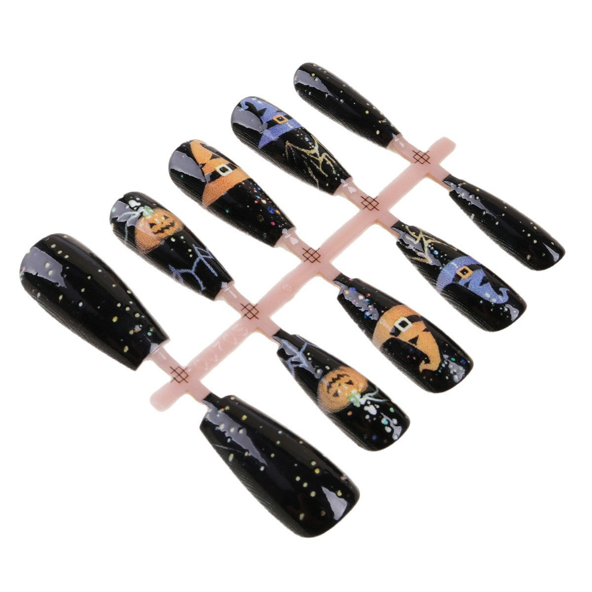 Halloween-Themen Press-On Nagelspitzen Brehn