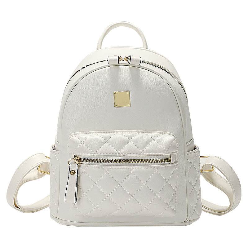 Gepolsterter Leder Mini Rucksack Brehn