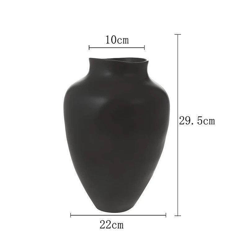 Elegante große Keramikvase