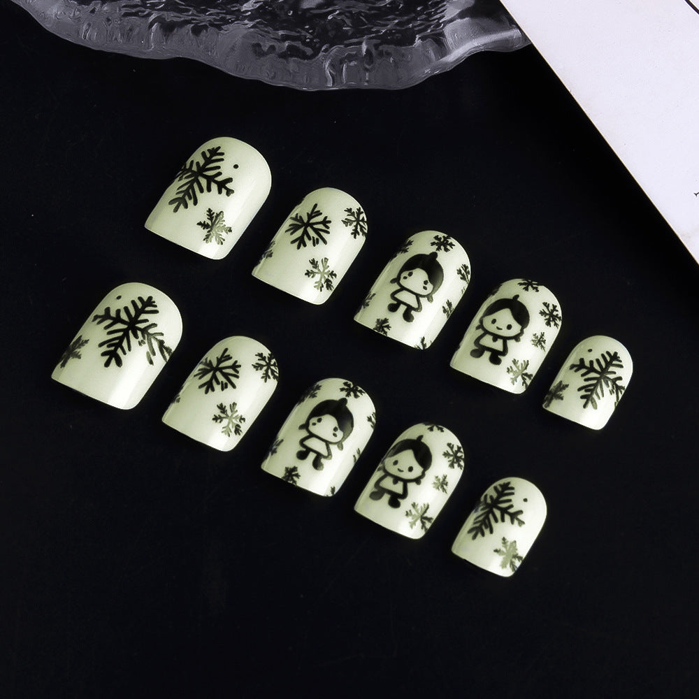 Winter-Themen Nagelkunst Design Brehn