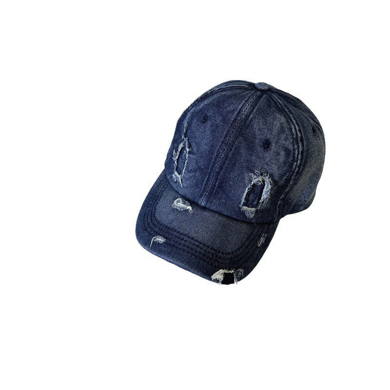 Herren Zerschlissene Denim Baseballmütze Brehn 1783921899