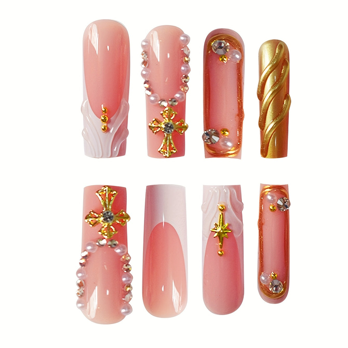 Glamorous Press-On Nail Set Brehn