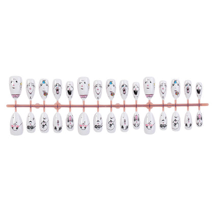 Kreatives Charakter-Themen Press-On Nagelkunst Set Brehn