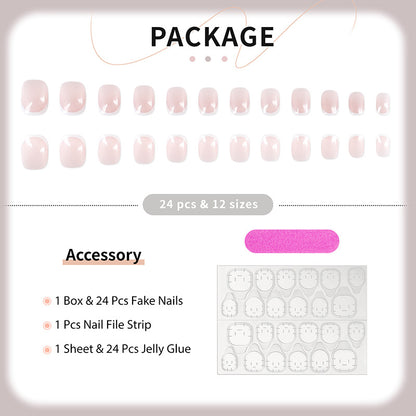 Premium Press-On Nail Set Brehn
