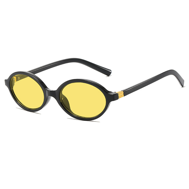 Vintage-inspirierte ovale Fassung Brille Brehn