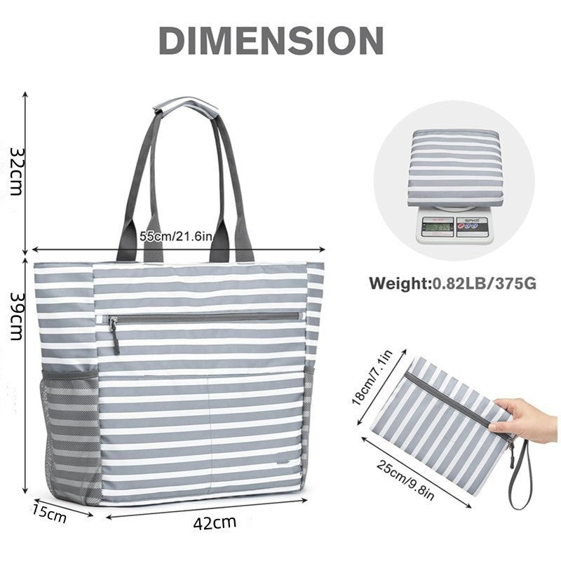 Geräumige Strandtasche mit Mehreren Fächern Brehn