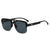 Damen modische quadratische Sonnenbrille mit transparentem Rahmen Brehn