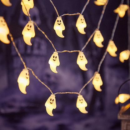 Verspielte LED-Grusel-Lichterkette Brehn