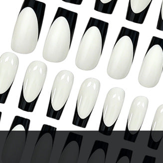 Elegante French Tip Presse-auf Nägel Brehn 1789915939