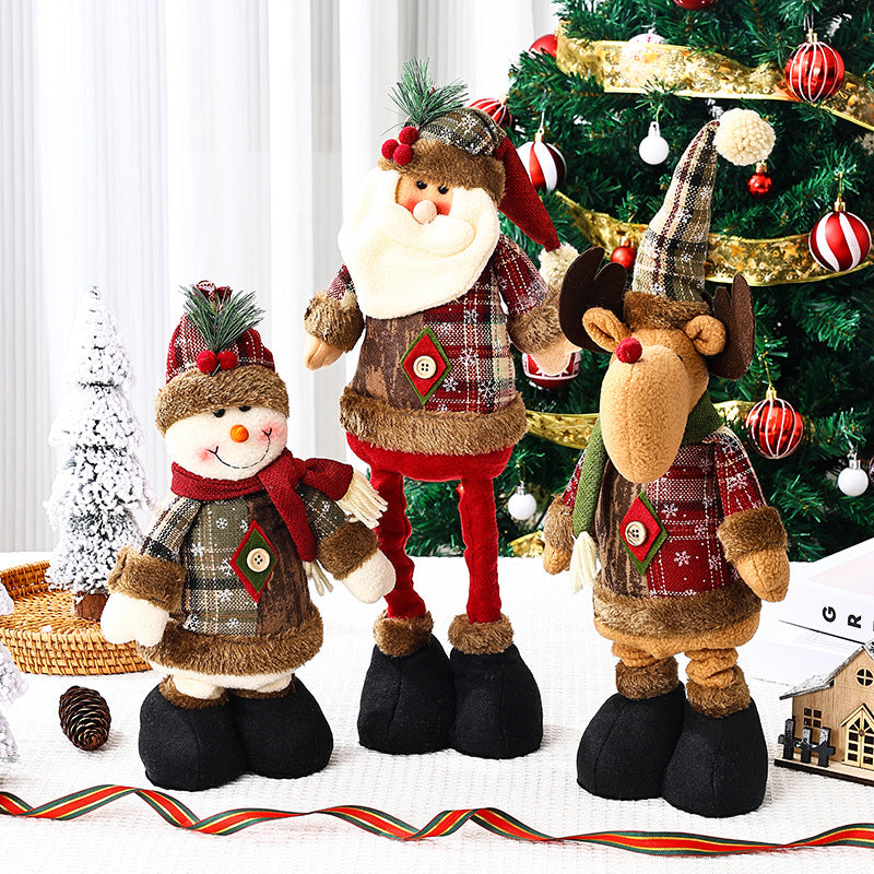 Niedliche Weihnachtsdekorationsfigur im Rentier-Look Brehn